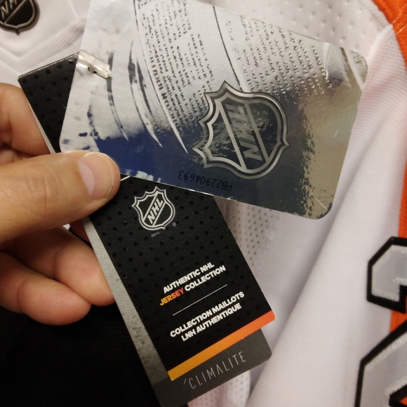 Adidas authentic climalite Philadelphia Flyers Taylor Leier auto alt jersey - Picture 11 of 13